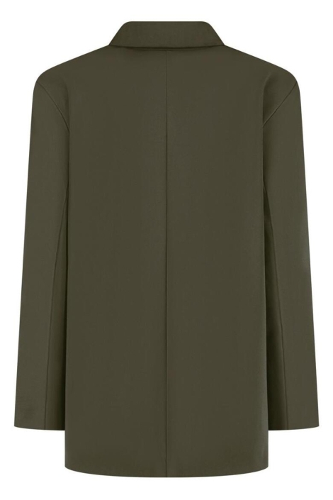 Lady Day groene dames blazer | Achteraanzicht