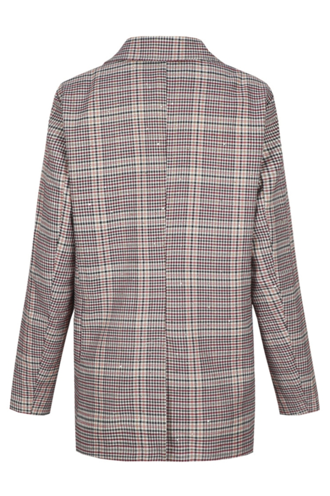 C&S The Label multi color dames blazer | Achteraanzicht