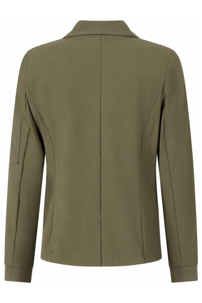 Zoso groene dames blazer | Achteraanzicht