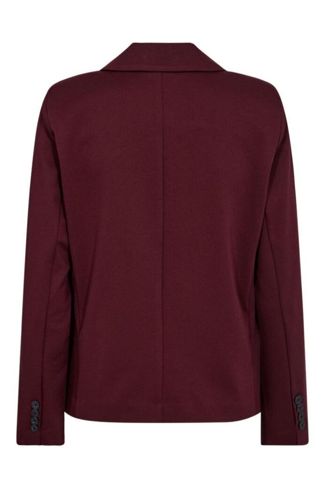 Freequent bordeaux dames blazer | Achteraanzicht