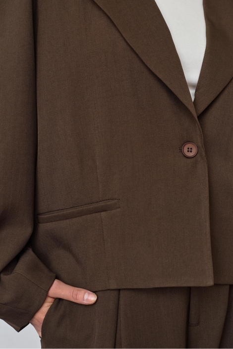 SisterS point bruine dames blazer | Close up