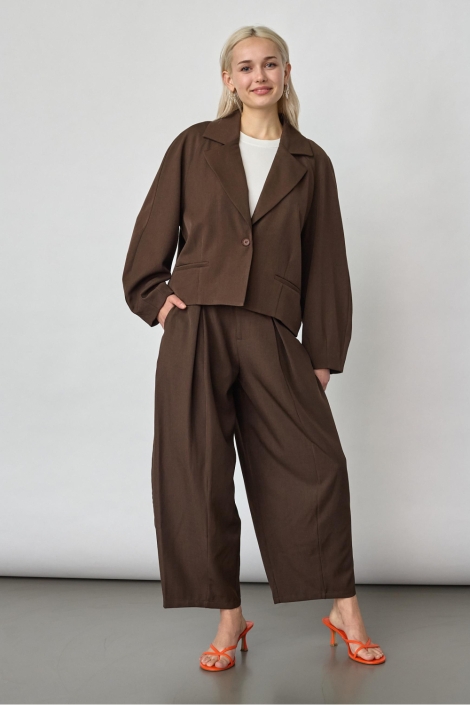 SisterS point bruine dames blazer | Model