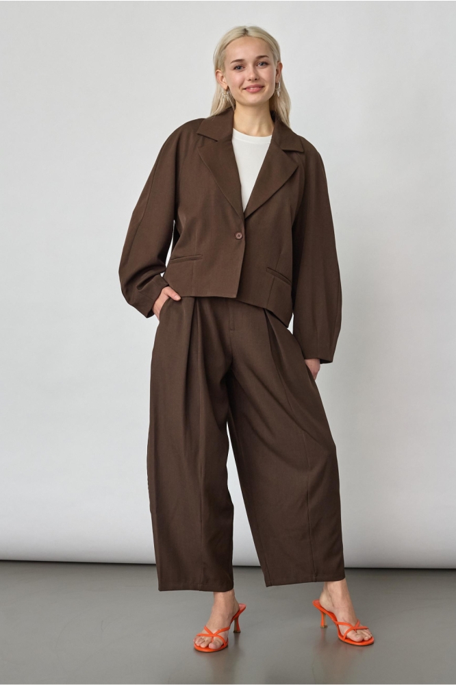 SisterS point bruine dames blazer | Model