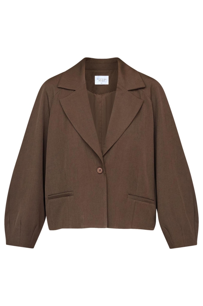 SisterS point bruine dames blazer | Vooraanzicht