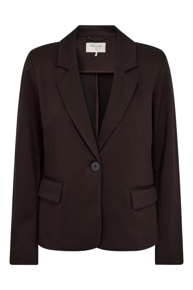 Freequent bruine dames blazer | Vooraanzicht