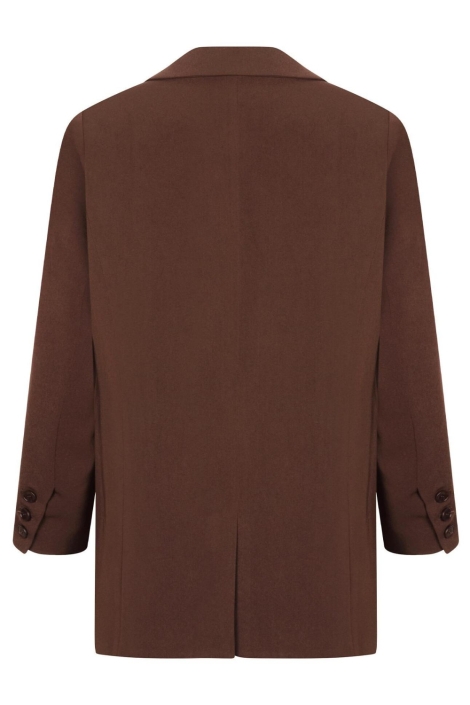 Ydence bruine dames blazer | Achteraanzicht