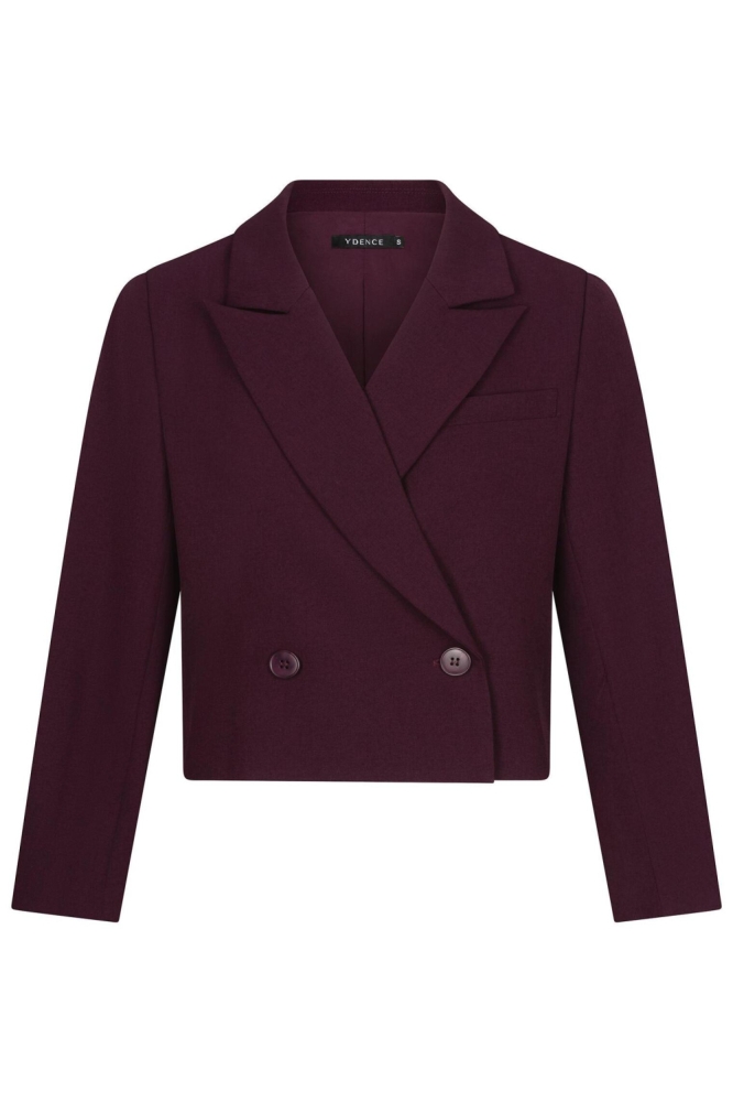 Ydence bordeaux dames blazer | Vooraanzicht