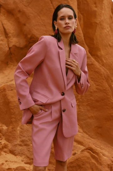 Lofty Manner Blazer BLAZER INGE STRUCTURE STRAIGHT RI51 CORAL