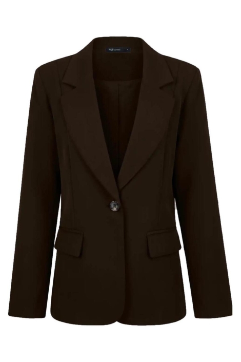 FOS Amsterdam bruine dames blazer | Vooraanzicht