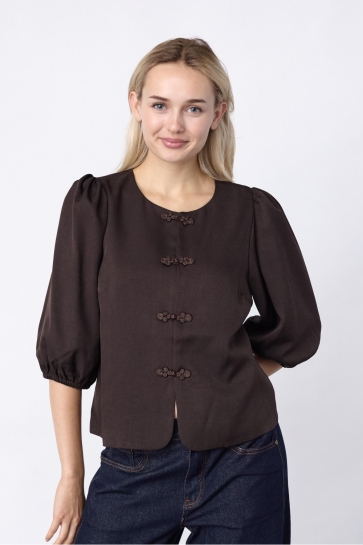 SisterS point Vest VIKSA O JA 20367 Mocca