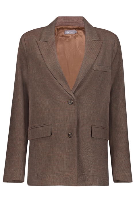 Geisha bruine dames blazer | Vooraanzicht
