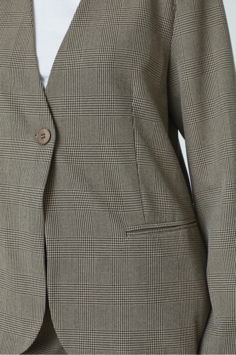 SisterS point camel dames blazer | Close up