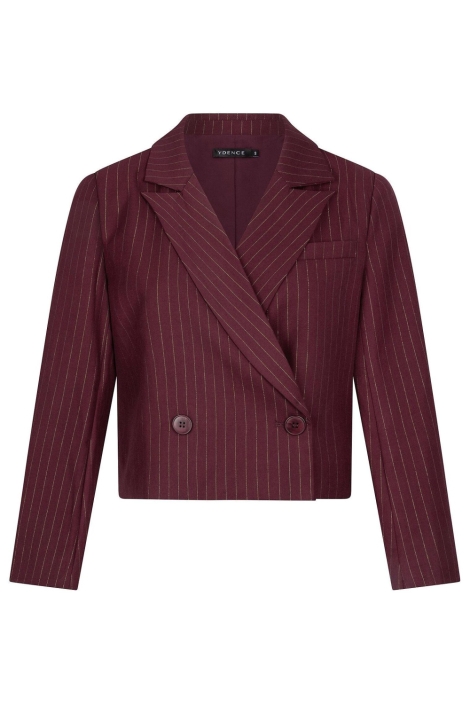 Ydence bordeaux dames blazer | Vooraanzicht