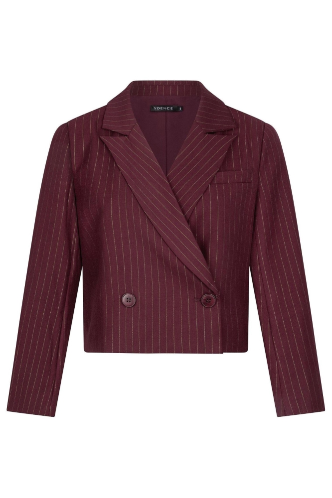 Ydence bordeaux dames blazer | Vooraanzicht
