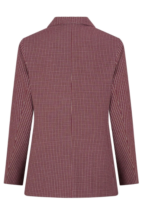 Ydence bordeaux dames blazer | Achteraanzicht