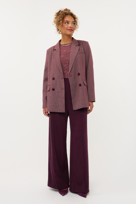 Ydence bordeaux dames blazer | Model