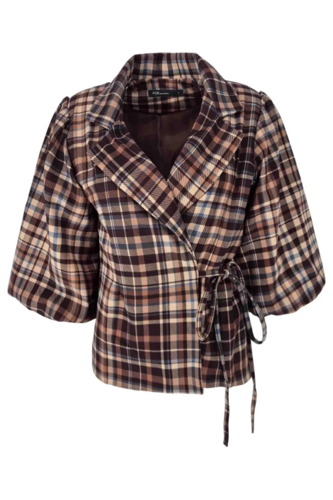 FOS Amsterdam bruine dames blazer | Vooraanzicht