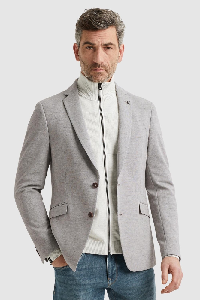 Vanguard beige heren colbert | Model vooraanzicht