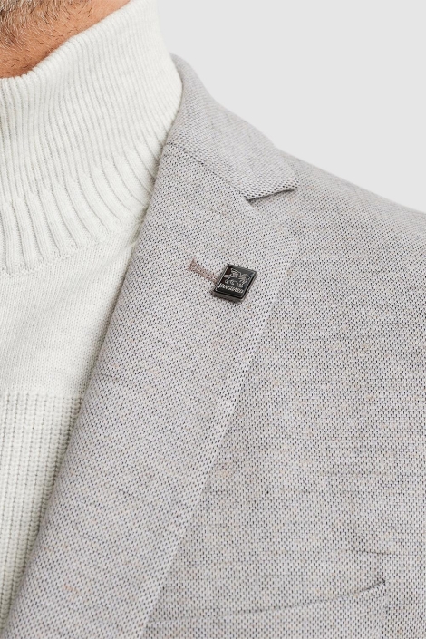 Vanguard beige heren colbert | Close up