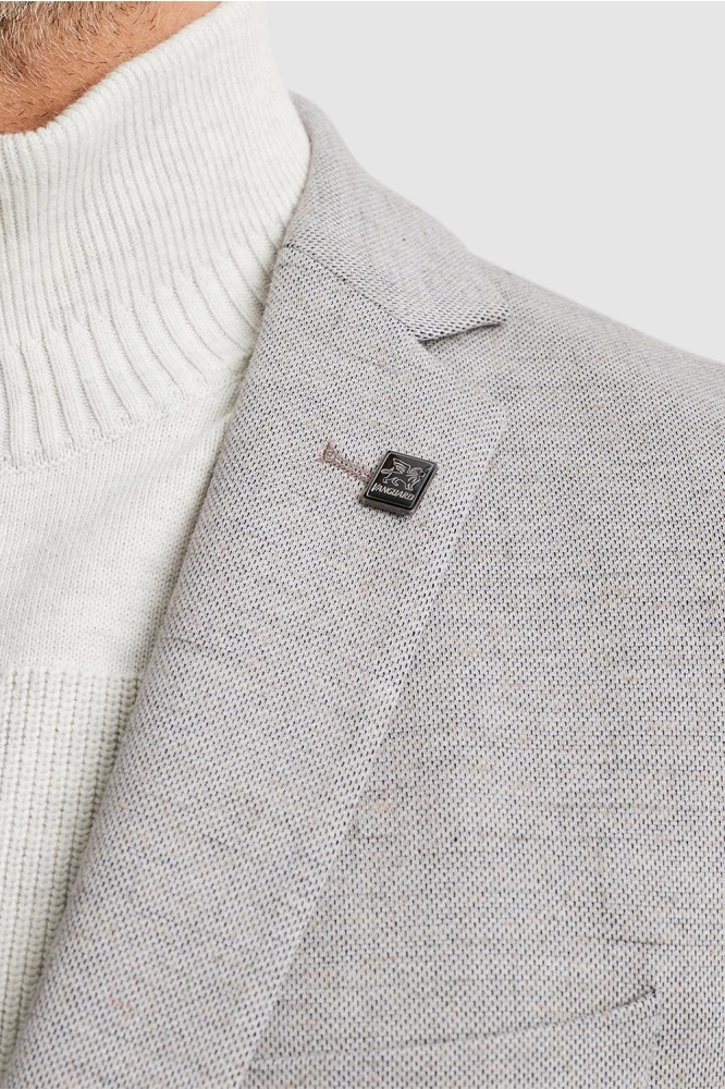 Vanguard beige heren colbert | Close up