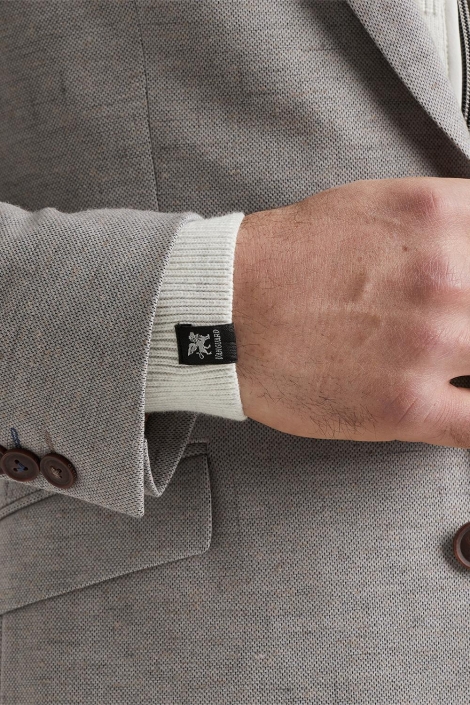 Vanguard beige heren colbert | Close up