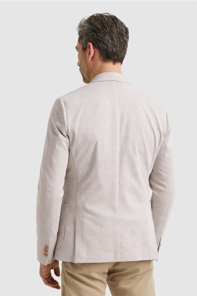 Vanguard beige heren colbert | Model achteraanzicht