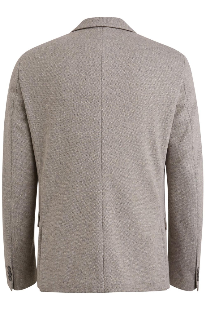 Vanguard taupe heren colbert | Achteraanzicht