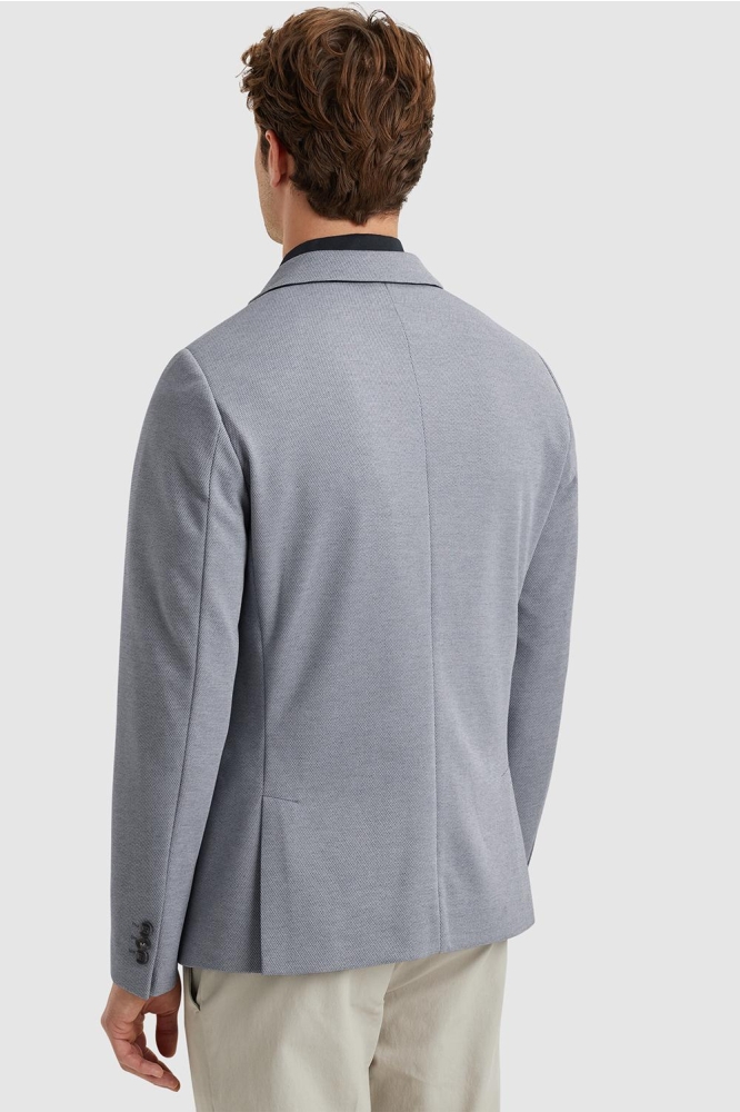 Vanguard blauwe heren colbert | Model achteraanzicht