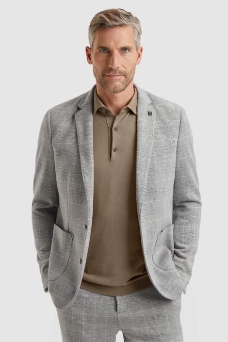 Vanguard grijze heren colbert | Model vooraanzicht