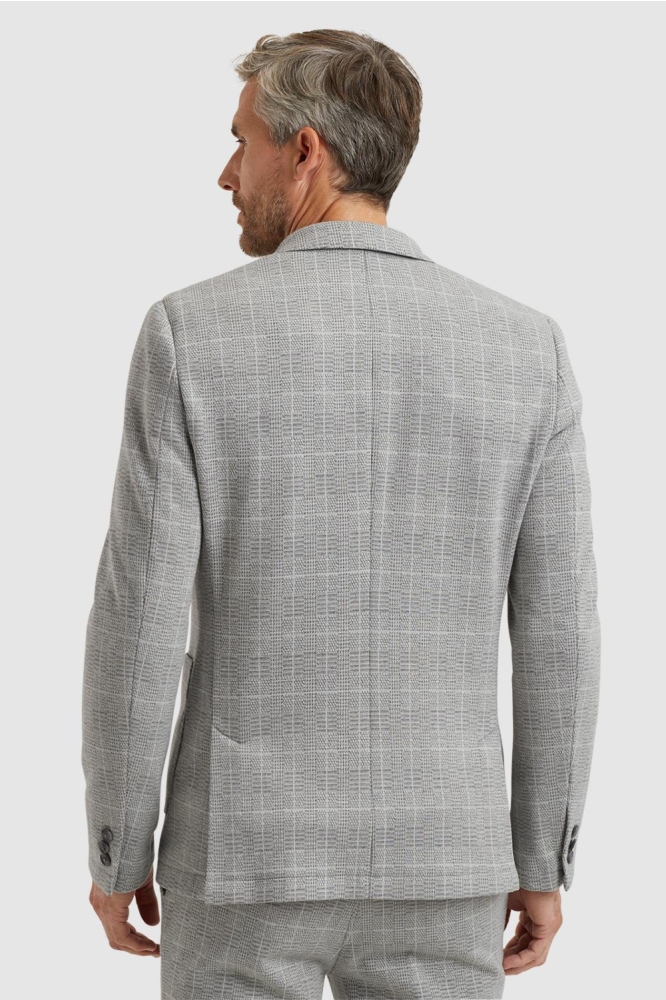 Vanguard grijze heren colbert | Model achteraanzicht