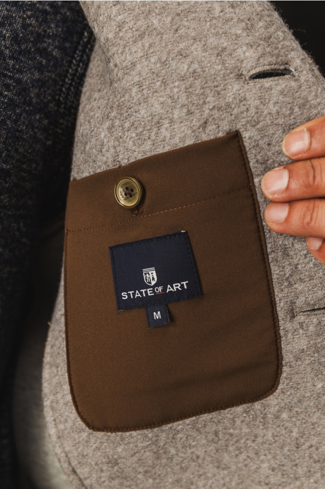 State of Art bruine heren jas | Unique Selling Point