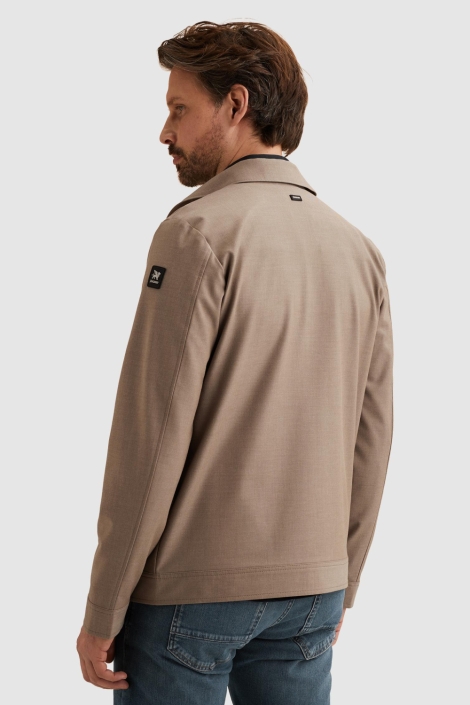 Vanguard bruine heren jas | Model achteraanzicht