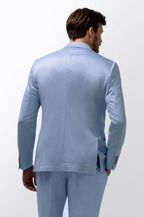 State of Art blauwe heren colbert | Model achteraanzicht