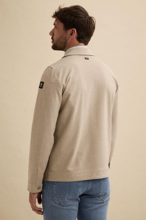 Vanguard beige heren colbert | Model achteraanzicht