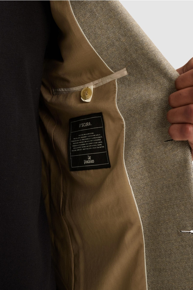 Vanguard taupe heren colbert | Unique Selling Point