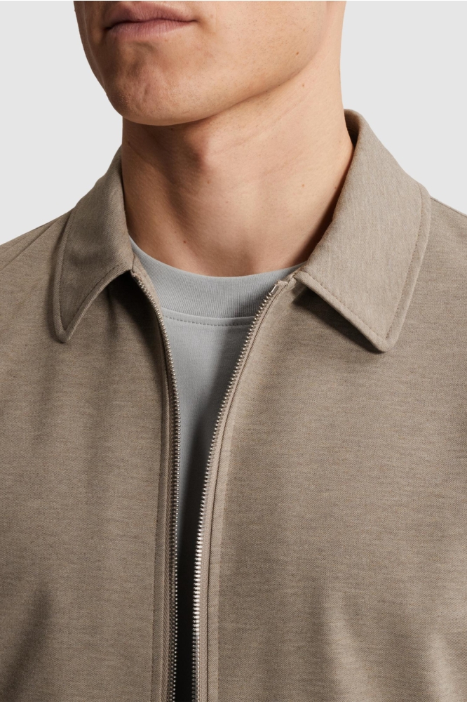 Cast Iron taupe heren vest | Close up