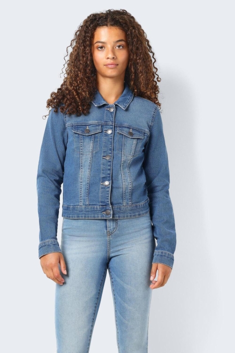 Noisy may blauwe dames jas | Model