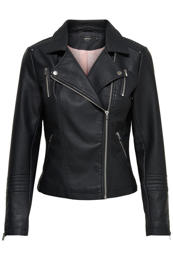 Only zwarte dames jas | Vooraanzicht