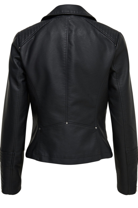 Only zwarte dames jas | Achteraanzicht