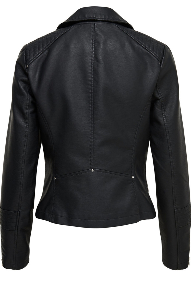 Only zwarte dames jas | Achteraanzicht