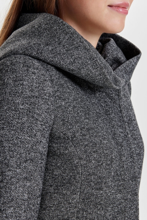 Only grijze dames jas | Close up