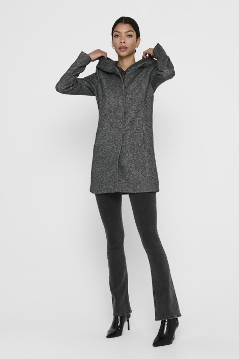 Only grijze dames jas | Model