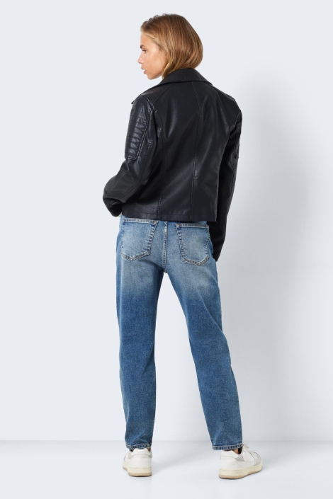 Noisy may zwarte dames jas