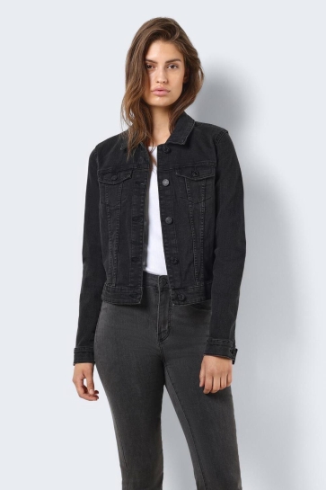 Noisy may NMDEBRA L/S BLACK DENIM JACKET BG 27001866 Black