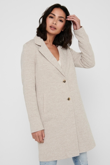 Only onlcarrie mel coat otw noos Beige