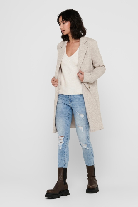 Only beige dames jas | Model