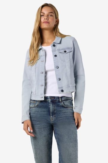 Noisy may Jas NMDEBRA L/S DENIM JACKET LB BG NOOS 27011268 Light Blue Denim