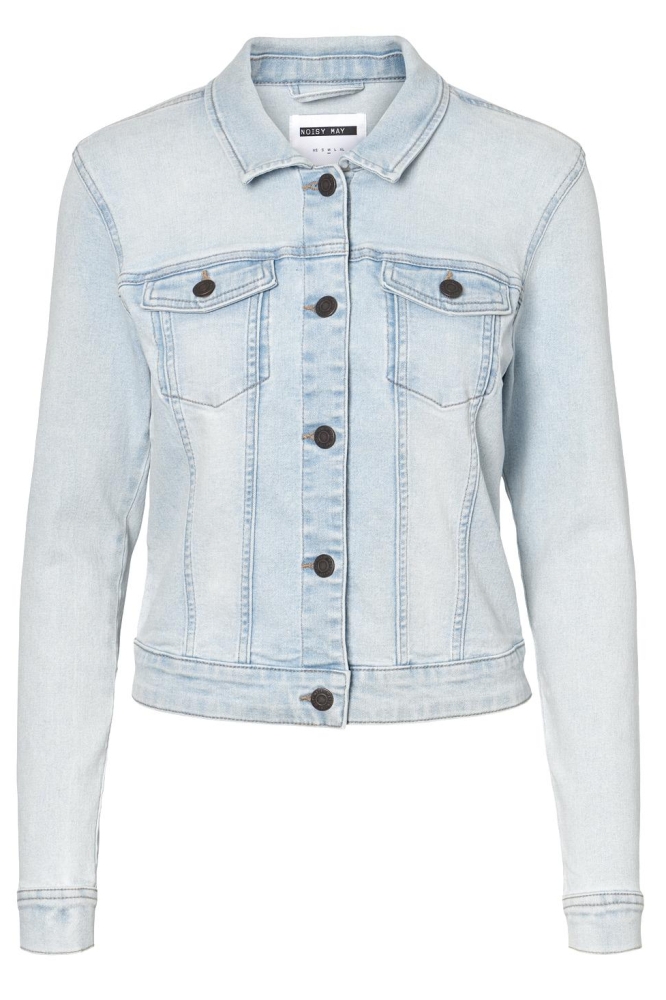 Noisy may blauwe dames jas | Vooraanzicht