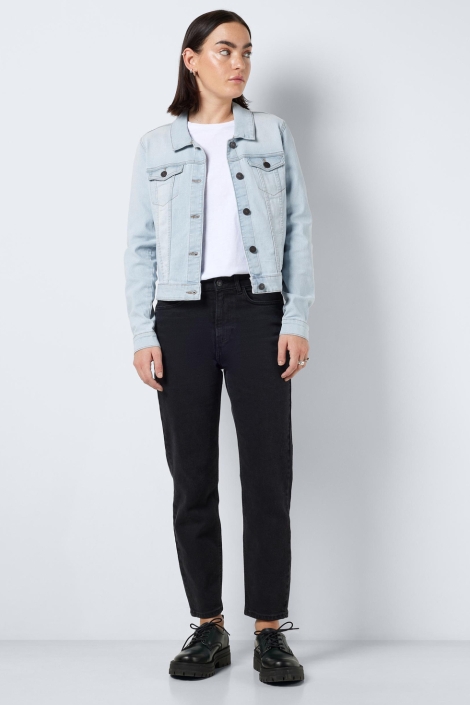 Noisy may blauwe dames jas | Model