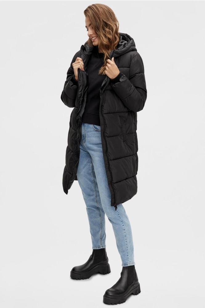 Pieces zwarte dames jas | Model